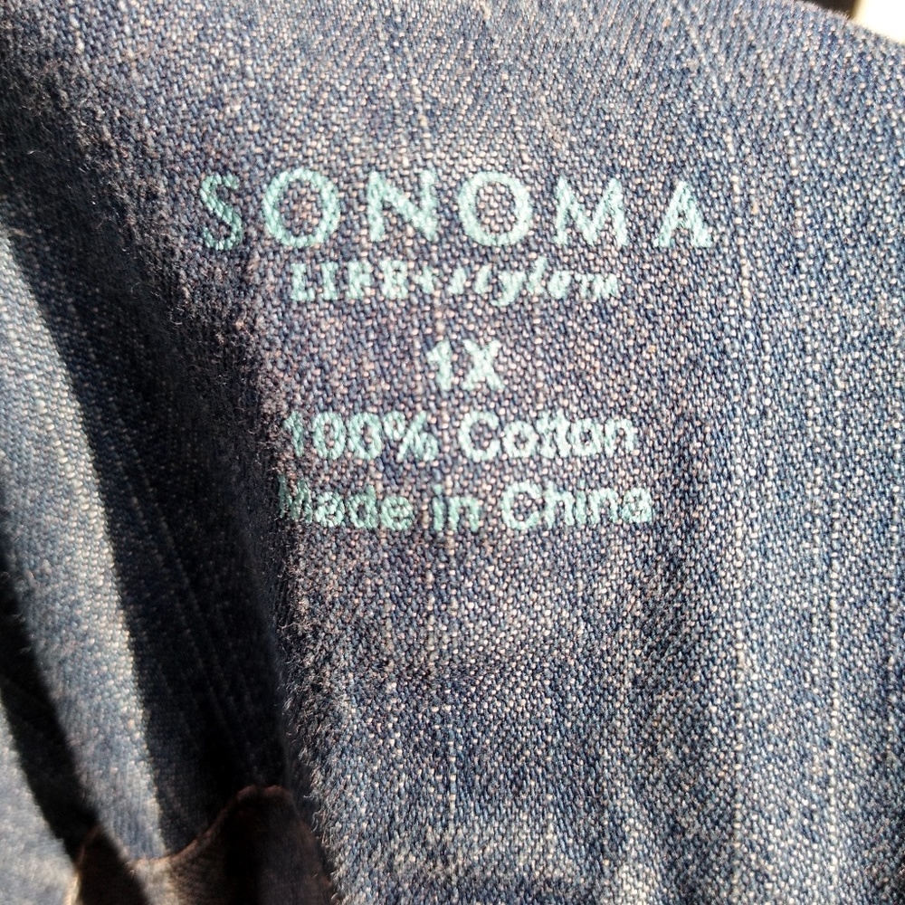 Sonoma Jean Jacket 1X - Picture 3 of 10